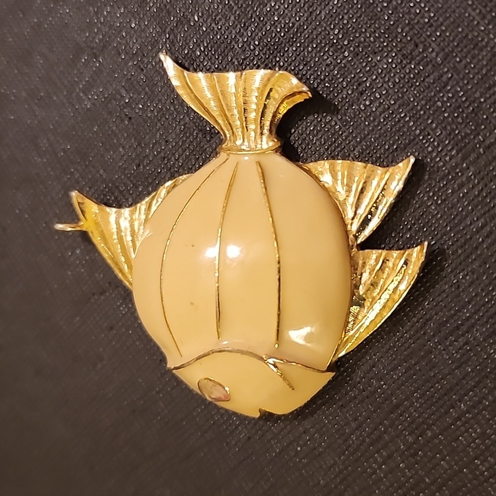 Enamel Fish Pendant